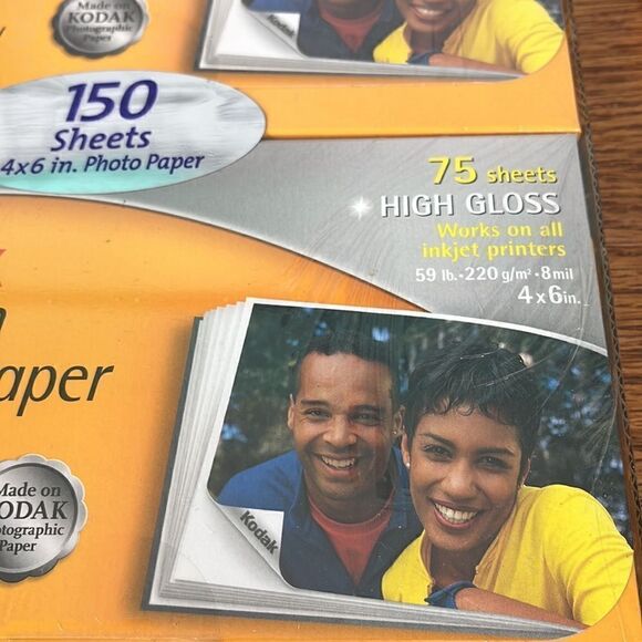 KODAK PREMIUM PICTURE PAPER for Inkjet 150 sheets high gloss-new + bonus - Picture 2 of 6
